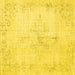 Square Persian Yellow Traditional Rug, tr1447yw