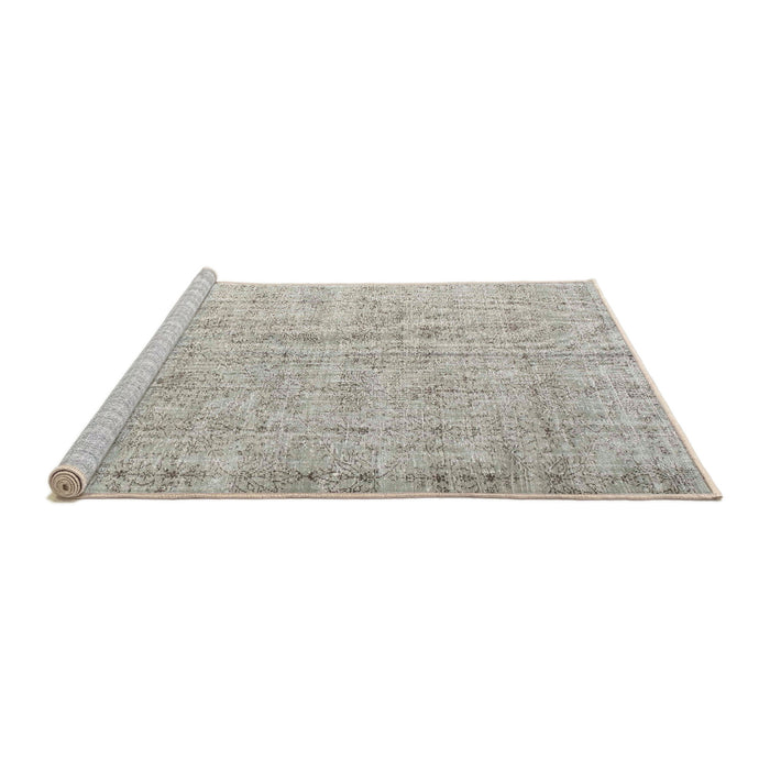 Sideview of Machine Washable Traditional Rosy Brown Pink Rug, wshtr1448