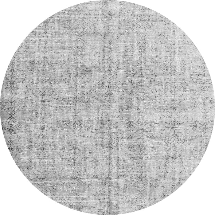 Square Persian Gray Traditional Rug, tr1448gry