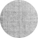 Square Persian Gray Traditional Rug, tr1448gry