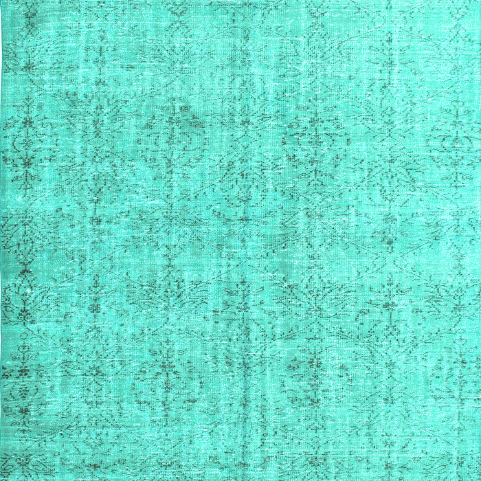 Machine Washable Persian Turquoise Traditional Area Rugs, wshtr1448turq