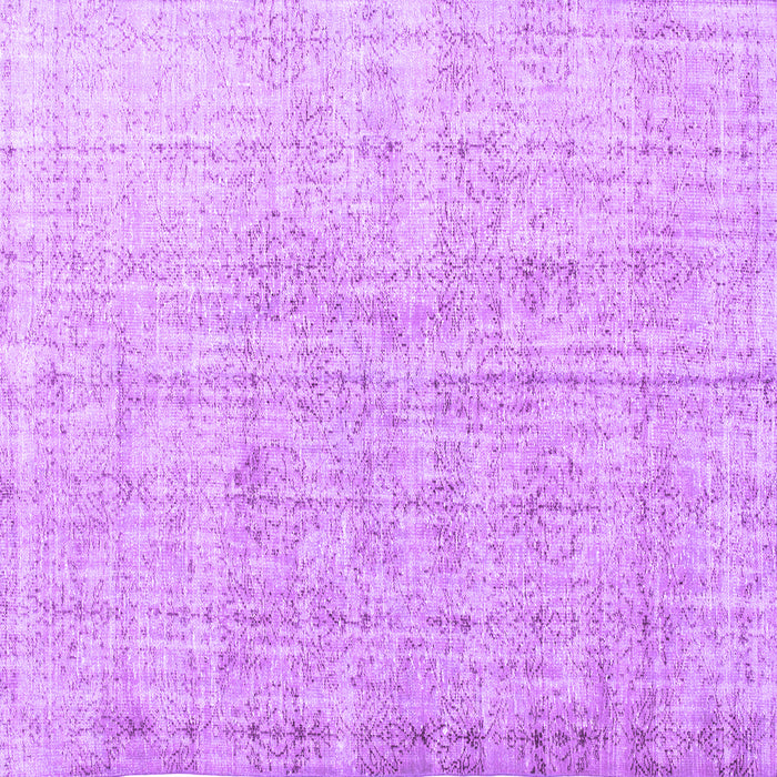 Square Persian Purple Traditional Rug, tr1448pur