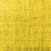 Square Persian Yellow Traditional Rug, tr1448yw