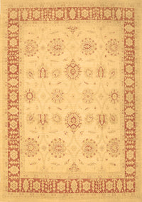 Oriental Brown Traditional Rug, tr1449brn