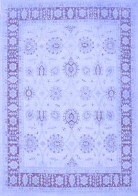 Oriental Blue Traditional Rug, tr1449blu