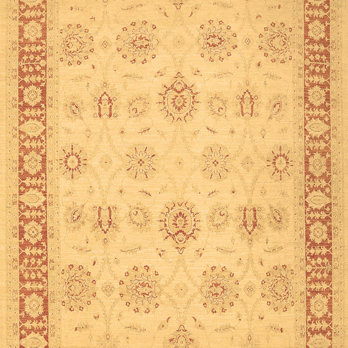 Machine Washable Oriental Brown Traditional Rug, wshtr1449brn