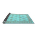 Sideview of Oriental Light Blue Traditional Rug, tr1449lblu