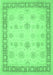 Oriental Emerald Green Traditional Rug, tr1449emgrn