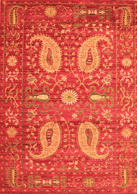 Persian Orange Traditional Rug, tr144org