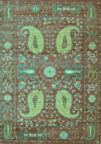 Persian Turquoise Traditional Rug, tr144turq