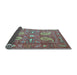 Sideview of Persian Light Blue Traditional Rug, tr144lblu