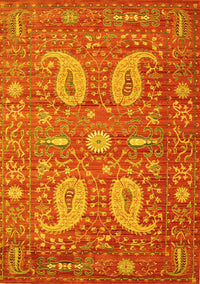 Persian Yellow Traditional Rug, tr144yw