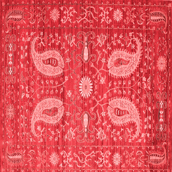 Machine Washable Persian Red Traditional Rug, wshtr144red