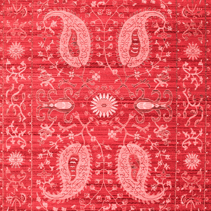 Machine Washable Persian Red Traditional Rug, wshtr144red