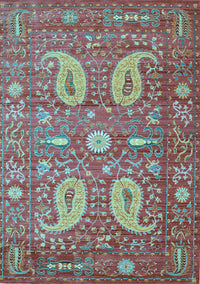 Persian Light Blue Traditional Rug, tr144lblu