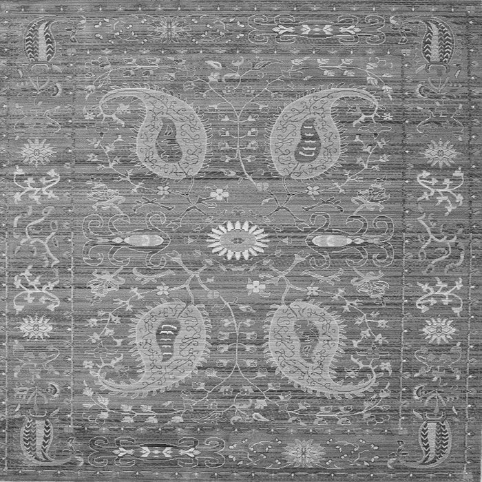Serging Thickness of Persian Gray Traditional Rug, tr144gry