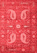 Persian Red Traditional Area Rugs