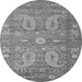 Square Persian Gray Traditional Rug, tr144gry