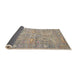 Sideview of Traditional Dark Almond Brown Persian Rug, tr145