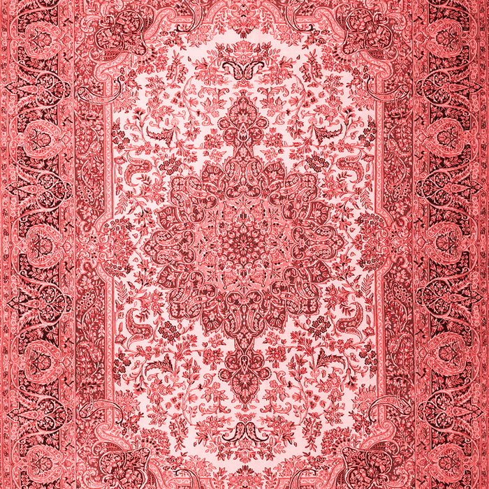 Medallion Red Traditional Area Rugs
