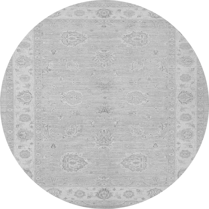 Square Persian Gray Traditional Rug, tr1451gry