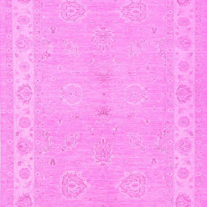 Machine Washable Persian Pink Traditional Rug, wshtr1451pnk
