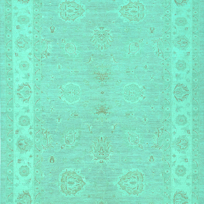 Machine Washable Persian Turquoise Traditional Area Rugs, wshtr1451turq