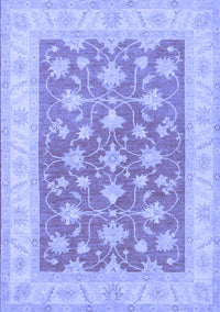 Oriental Blue Traditional Rug, tr1452blu