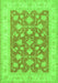 Oriental Green Traditional Rug, tr1452grn