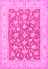 Oriental Pink Traditional Rug, tr1452pnk