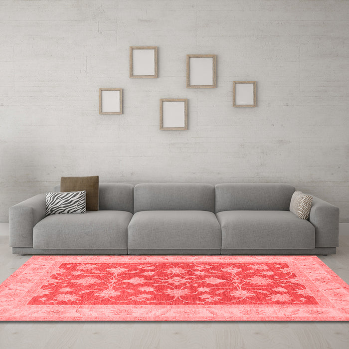 Traditional Red Washable Rugs