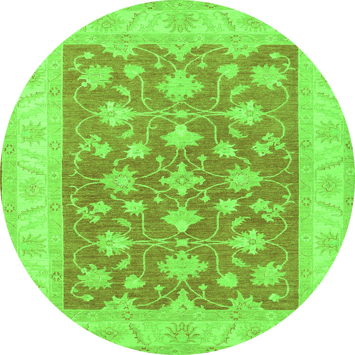 Machine Washable Oriental Green Traditional Area Rugs, wshtr1452grn