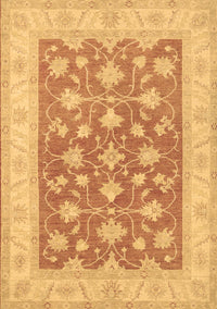 Oriental Brown Traditional Rug, tr1452brn