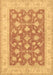 Oriental Brown Traditional Rug, tr1452brn