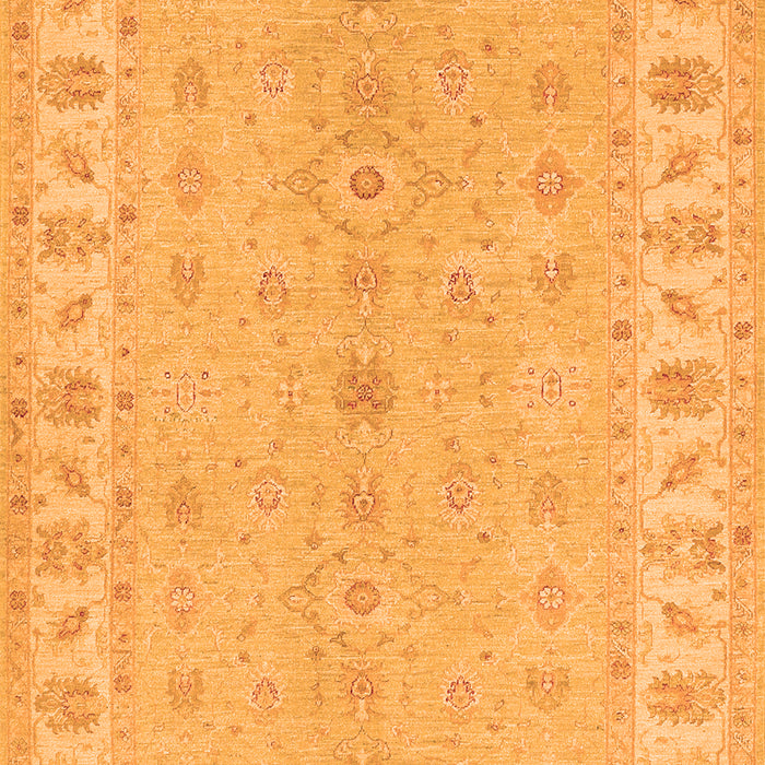 Oriental Orange Traditional Rug, tr1453org