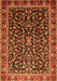 Persian Orange Traditional Rug, tr1454org