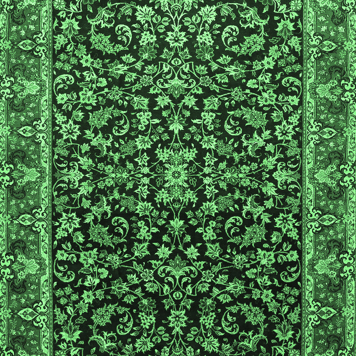 Persian Emerald Green Traditional Rug, tr1454emgrn