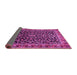 Sideview of Persian Pink Traditional Rug, tr1454pnk