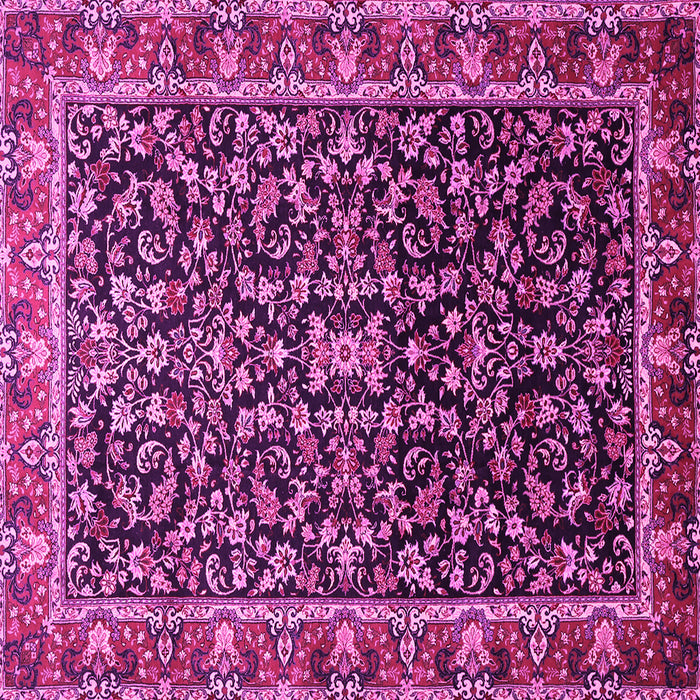 Square Persian Pink Traditional Rug, tr1454pnk