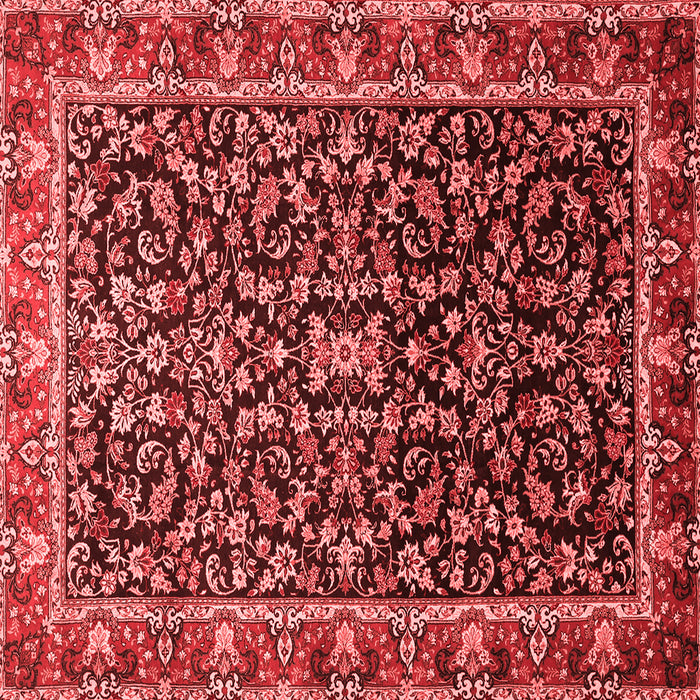 Machine Washable Persian Red Traditional Rug, wshtr1454red