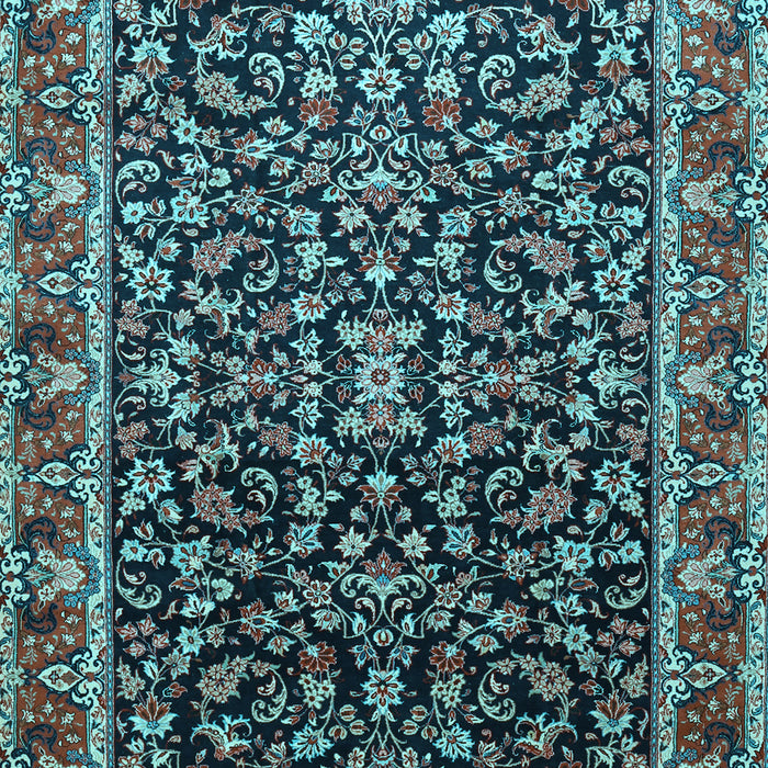 Machine Washable Persian Light Blue Traditional Rug, wshtr1454lblu