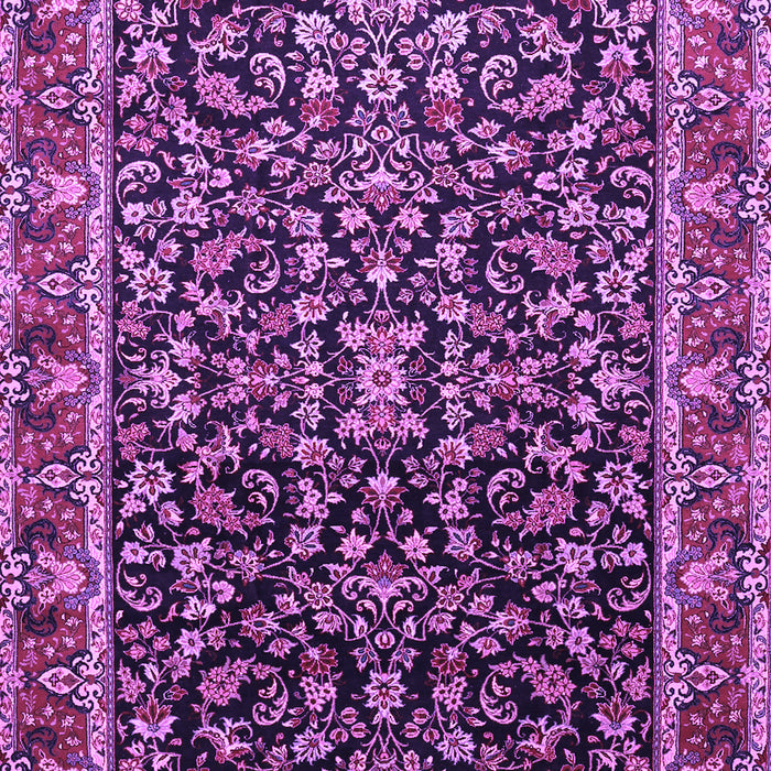 Machine Washable Persian Purple Traditional Area Rugs, wshtr1454pur