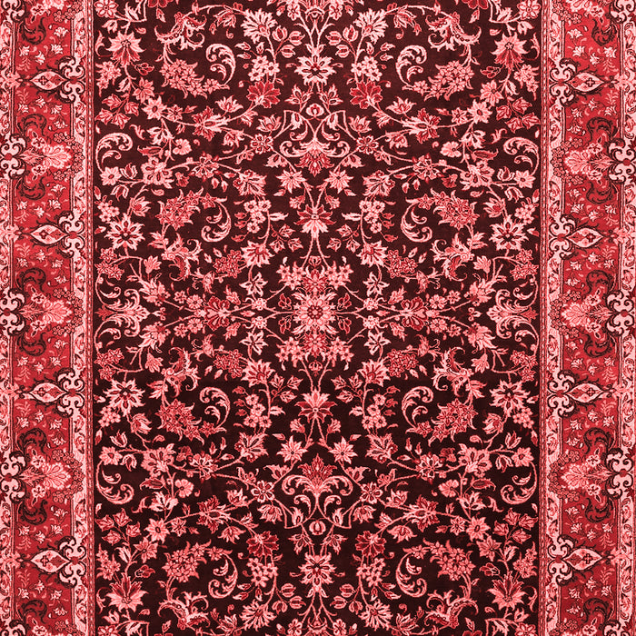 Machine Washable Persian Red Traditional Rug, wshtr1454red