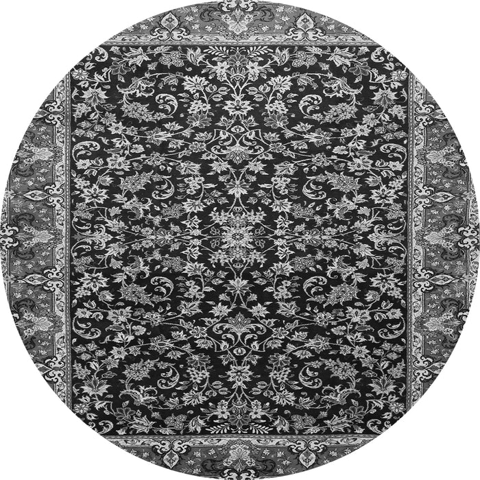 Square Persian Gray Traditional Rug, tr1454gry