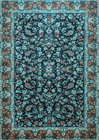 Persian Light Blue Traditional Rug, tr1454lblu