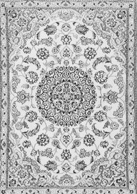 Medallion Gray Traditional Rug, tr1455gry