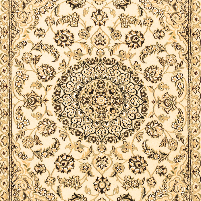 Machine Washable Medallion Brown Traditional Rug, wshtr1456brn