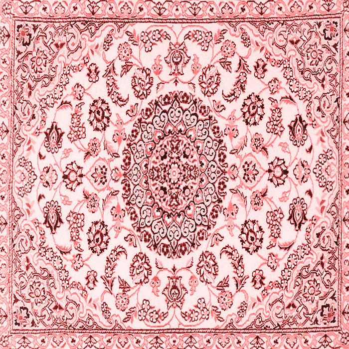 Medallion Red Traditional Rug, tr1456red