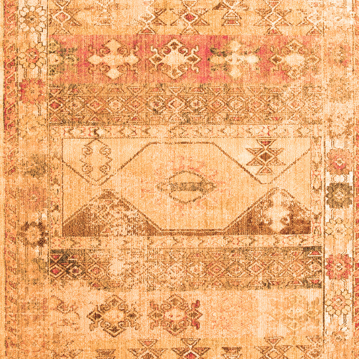 Persian Orange Traditional Rug, tr1457org