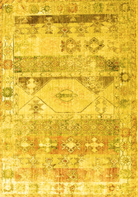 Persian Yellow Traditional Rug, tr1457yw